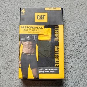 Caterpillar Black and Yellow Boxer Briefs - 4 Pack